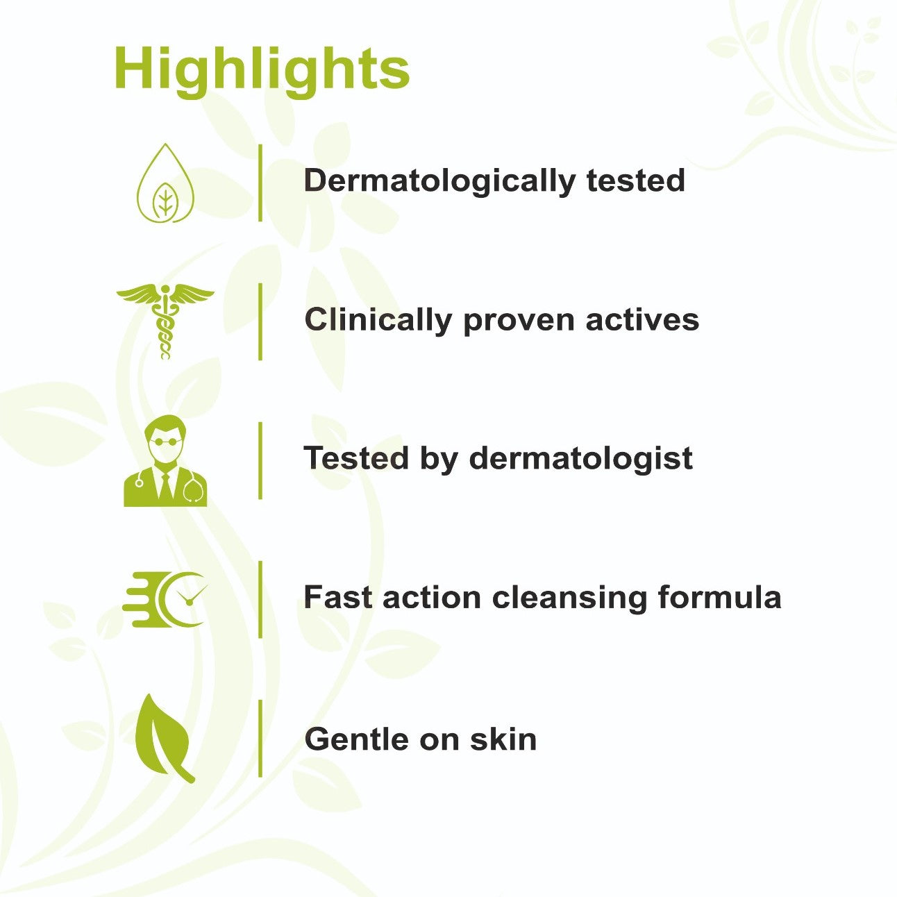 Derma First Anti-Acne Face Wash with Salicylic Acid | Facial Cleanser for Blemishes and Acne Prone Skin, 100ml I Pack of 1