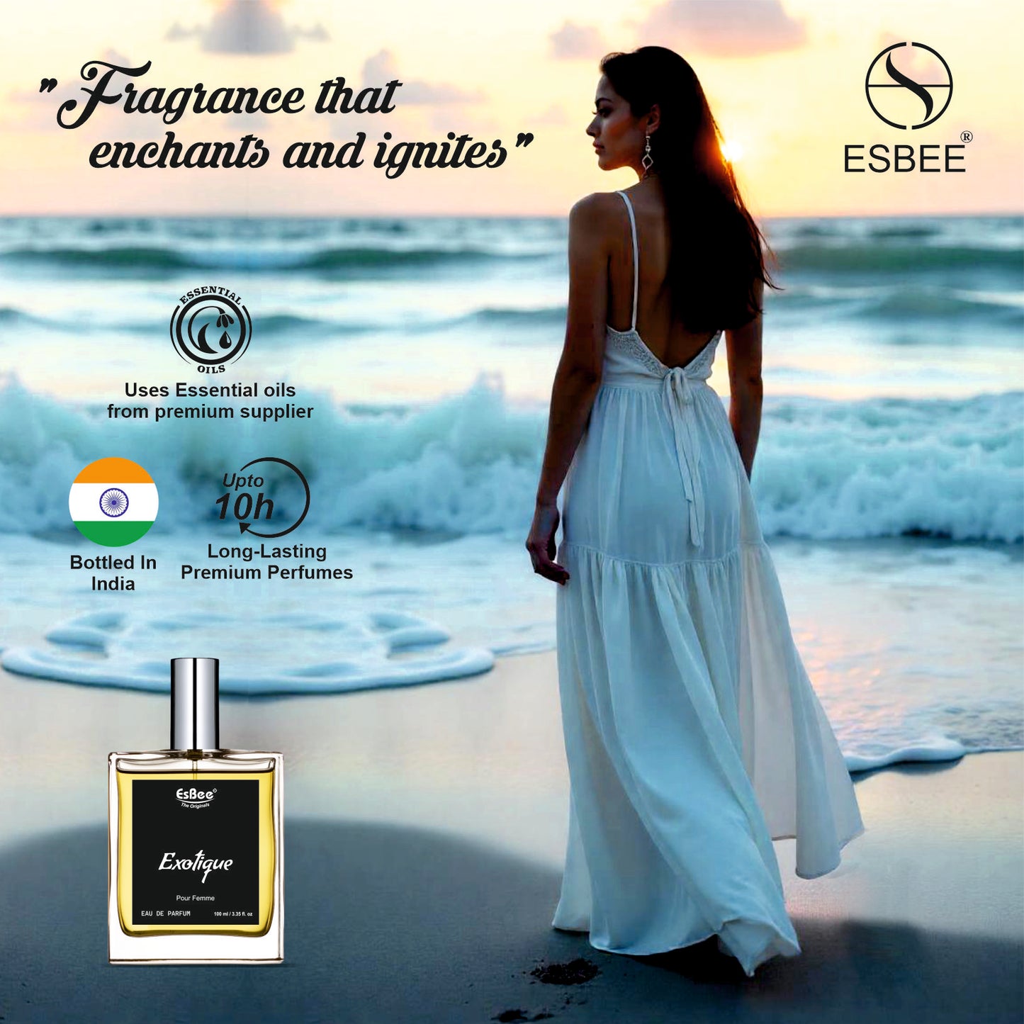 Esbee Exotique Luxury Women's Perfume | Long Lasting Eau De Perfume 100ml I Pack of 1