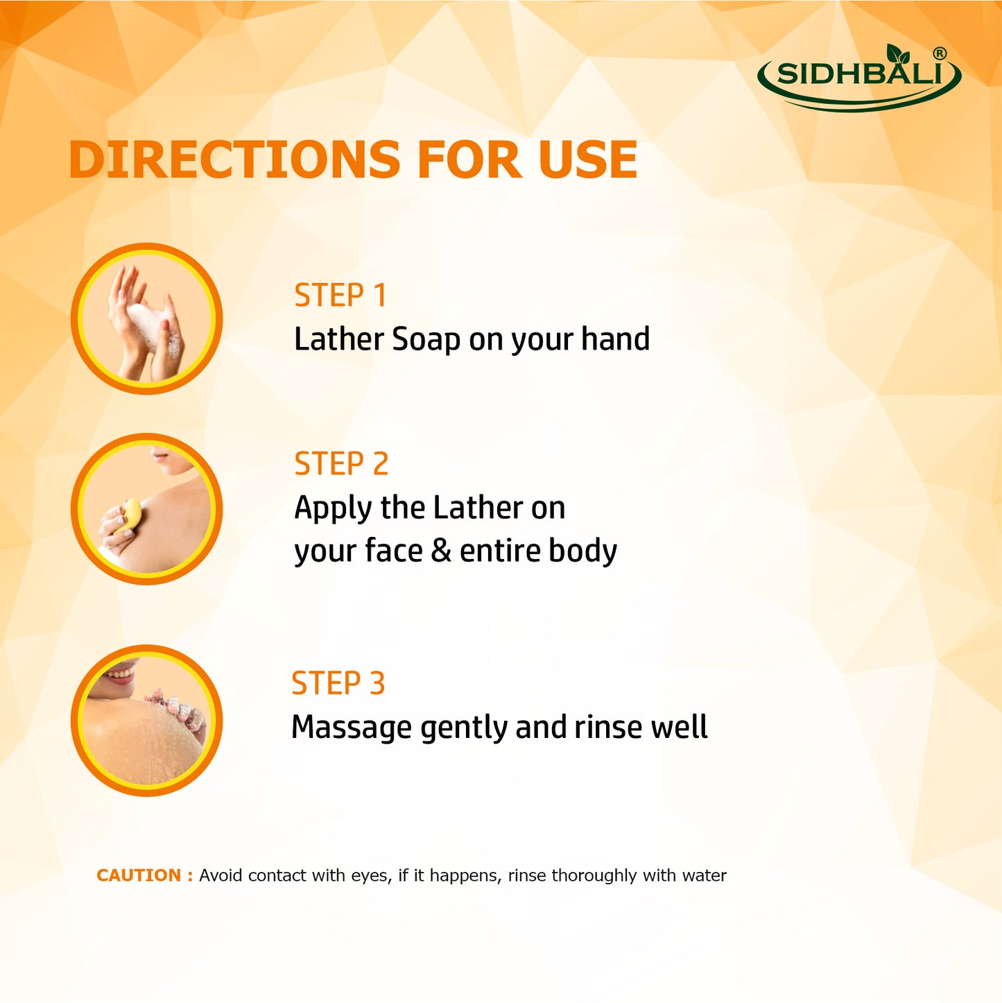 Fascia Orange Soap | Pure & Gentle for All Skin Types | 98% Pure Glycerin & Natural Oils, Tea Tree Oil, Allantoin, Vitamin E & Aloe Vera Extract | Paraben-Free, Cruelty-Free, 100% Vegan, Cosmetic Approved | Pack of 1 + Get 4+2 Free