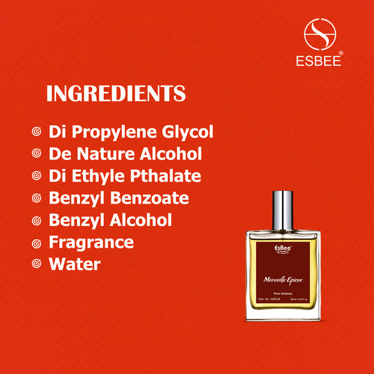 Esbee Parfum Adventure & Merveille Epicee Perfume Set | Luxury Fragrance for Couples | 100ML & 50ML | Long-Lasting Scent, Floral & Woody Notes | Up to 10-Hour Wear I Pack of 2