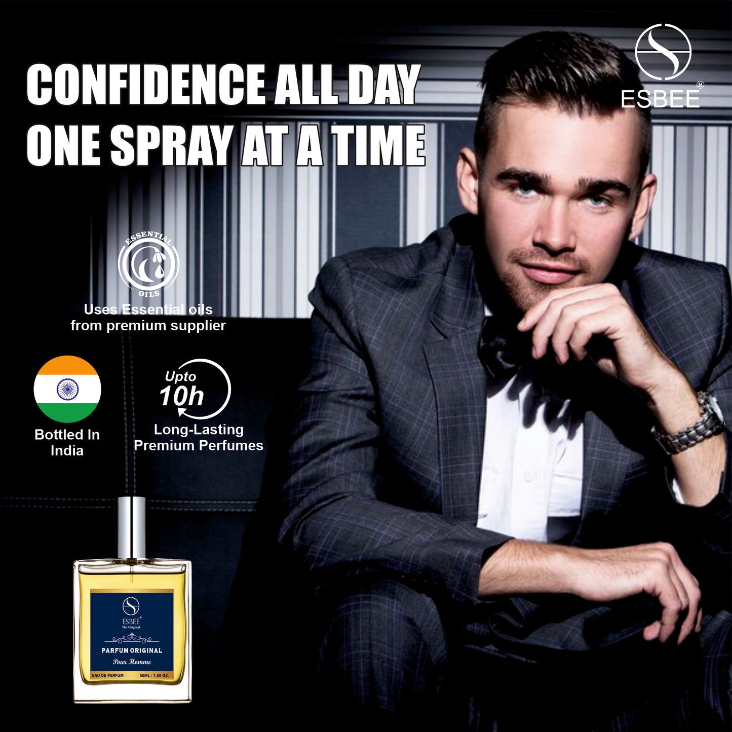 Esbee Parfum Original & Classe Orientele Perfume Set | Luxury Fragrance for Men & Women | 100ML & 50ML I Pack of 2