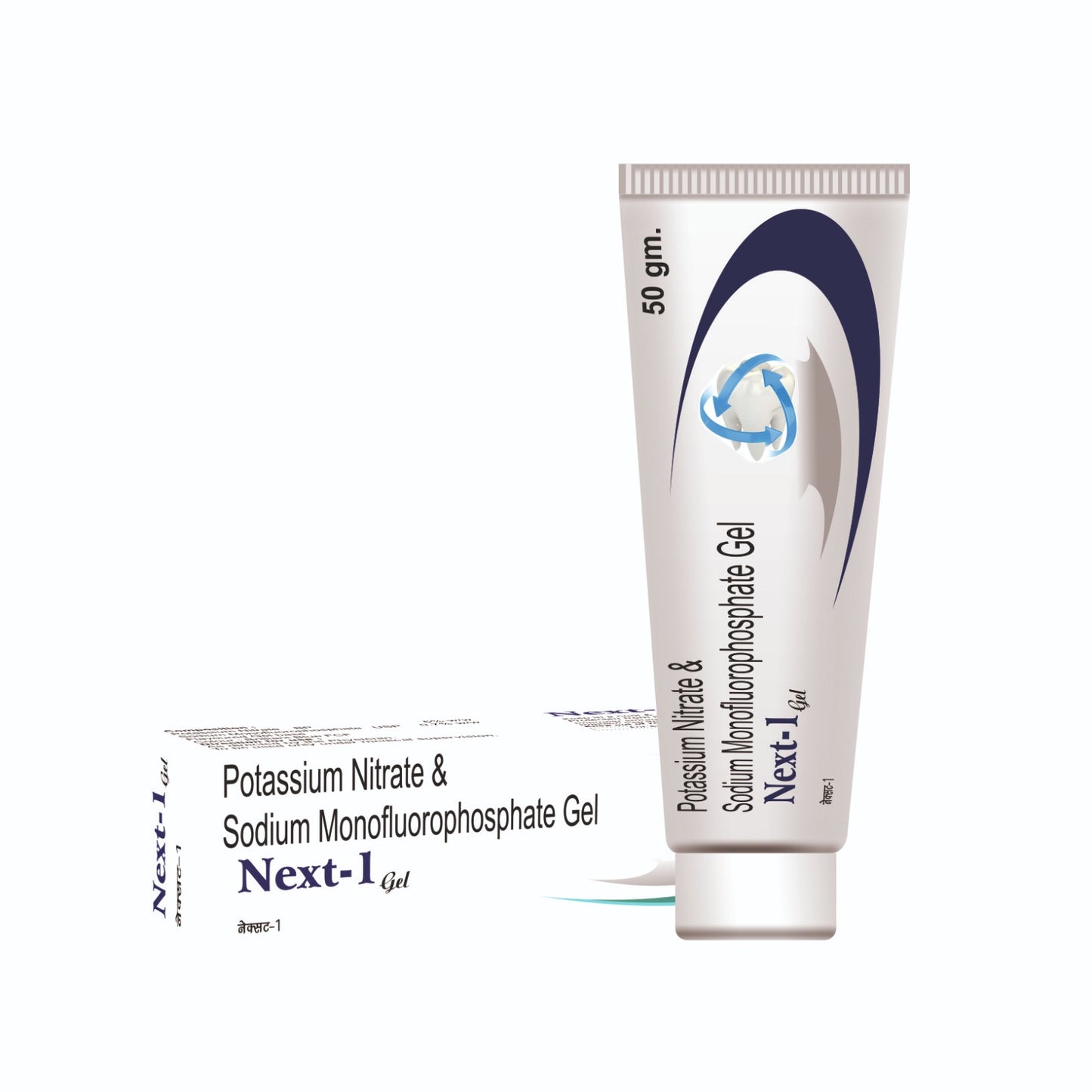 Sidhbali Next-1 Gel Potassium Nitrate & Sodium Monofluorophosphate Gel Fights Tooth Decay Toothpaste (50 g, Pack of 2)