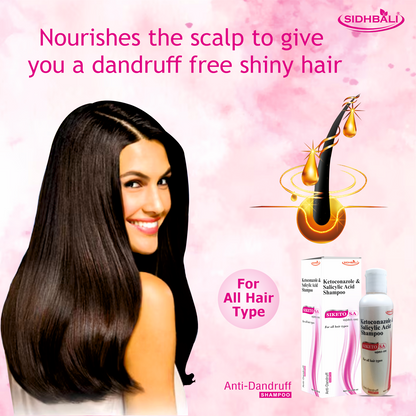 Anti-Dandruff Shampoo with Ketoconazole & Salicylic Acid | 100ml | Pack of 1 | Daily Use Formula | Fights Dandruff, Itching & Flaking | Nourishes Scalp for Healthy, Shiny Hair
