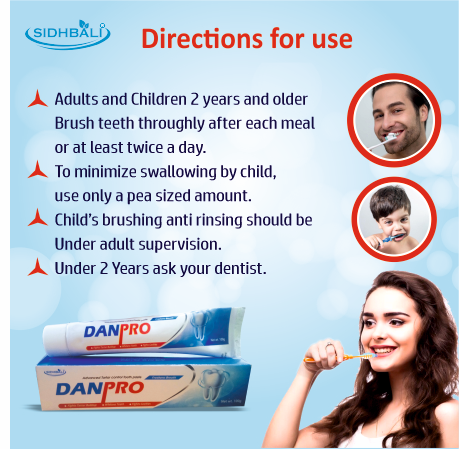 Danrpo Toothpaste – Advanced Oral Care for Adults & Children (2+ Years) | Whitens Teeth | Fights Cavities & Tartar | 3X Impact Formula (Pack of 6)