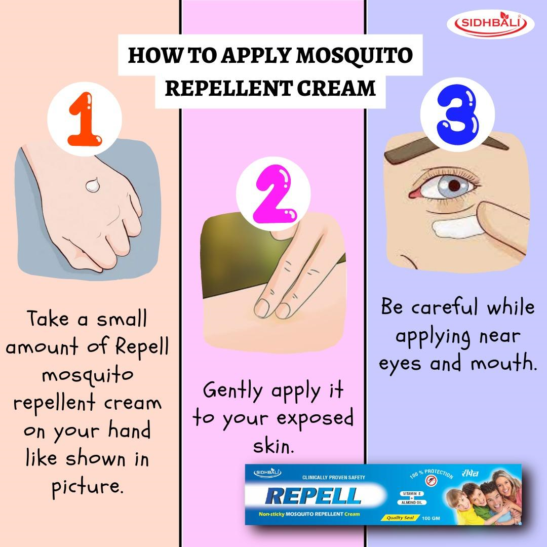 Repell Mosquito Repellent Cream | 100g | Long-Lasting Protection | N, N-Diethyl Benzamide | Safe for Kids & Adults | Effective Against Mosquitoes, Flies & Insects I Pack of 1