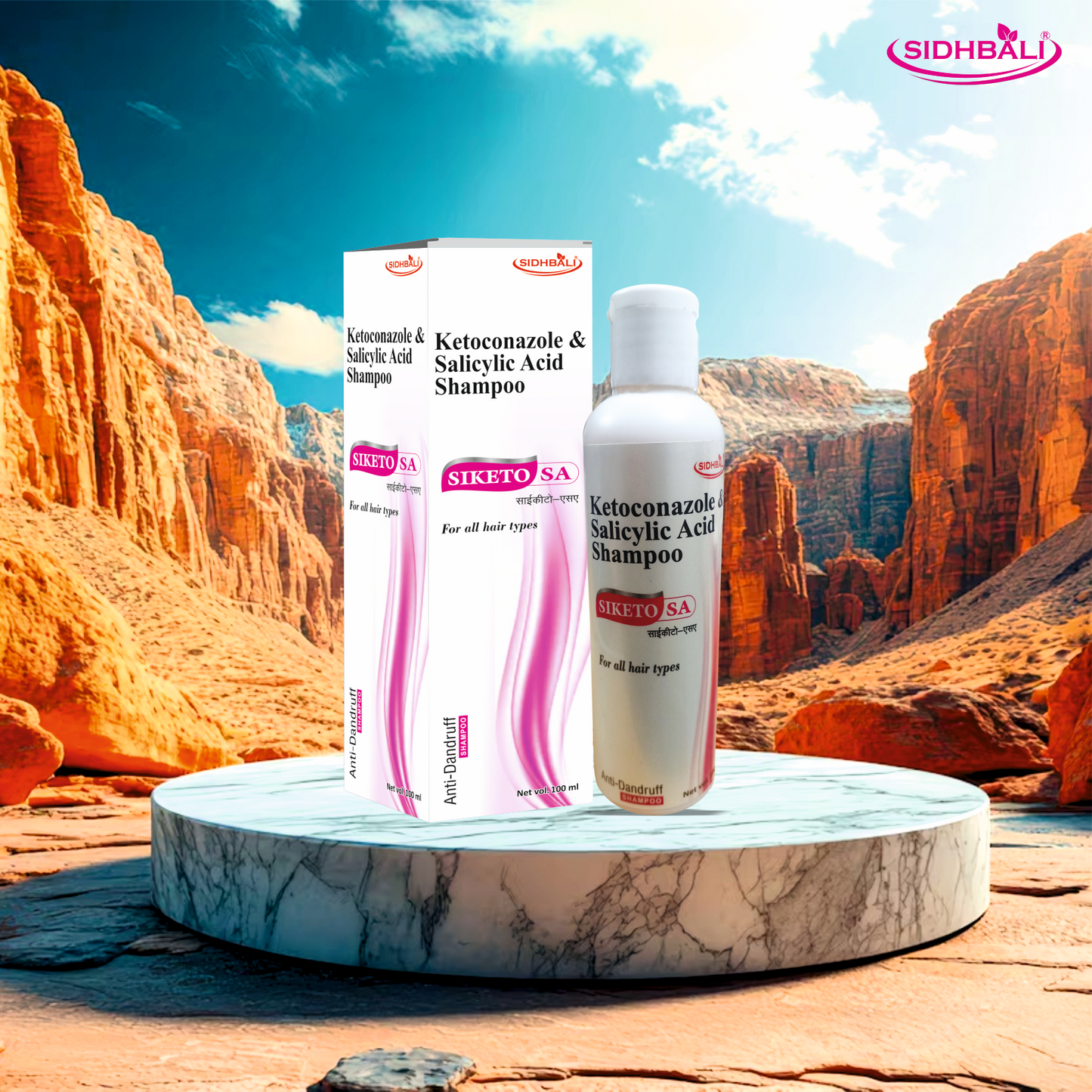 Anti-Dandruff Shampoo with Ketoconazole & Salicylic Acid | 100ml | Pack of 1 | Daily Use Formula | Fights Dandruff, Itching & Flaking | Nourishes Scalp for Healthy, Shiny Hair