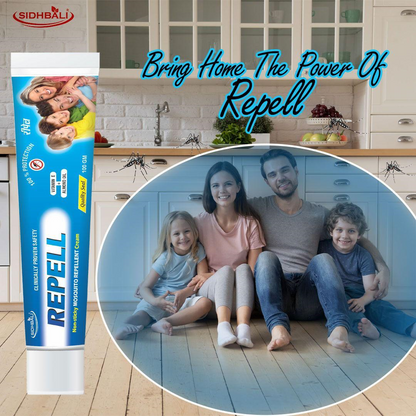 Repell Mosquito Repellent Cream | 100g | Long-Lasting Protection | N, N-Diethyl Benzamide | Safe for Kids & Adults | Effective Against Mosquitoes, Flies & Insects I Pack of 1