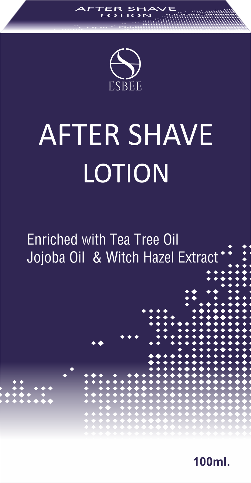 Esbee Musk Aftershave Lotion | Soothing & Refreshing | Witch Hazel, Tea Tree Oil, Jojoba Oil | Hydrates & Protects Skin | Classic Musk Fragrance I 100Ml I For Men