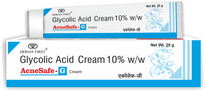 Derma First 10% Glycolic Acid Gel, 20g, Reduces Acne Breakouts & Spots | Fragrance Free