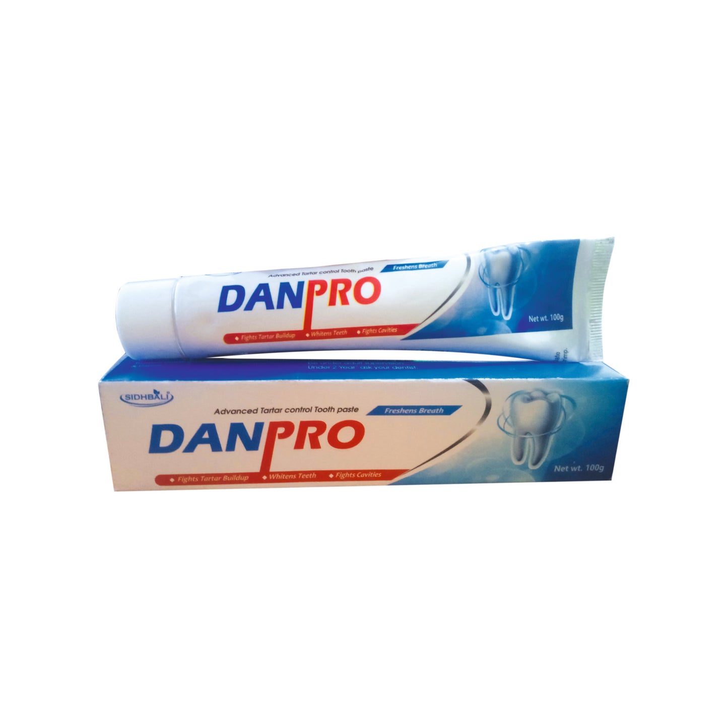 Danrpo Toothpaste – Advanced Oral Care for Adults & Children (2+ Years) | Whitens Teeth | Fights Cavities & Tartar | 3X Impact Formula (Pack of 1)