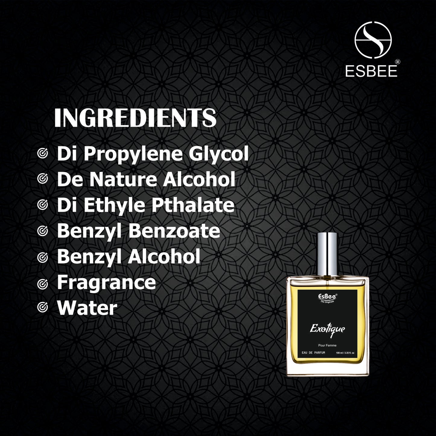 Esbee Exotique & Bouquet I Luxury Perfume For Women's | 10 Hours Long Lasting Eau De Perfume 100ml Each I Pack of 2