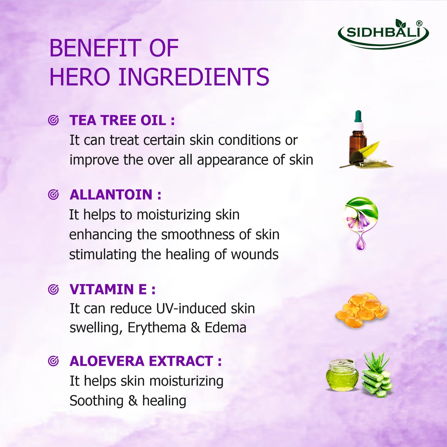 Fascia Lavender Soap | Tea Tree Oil, Allantoin, Vitamin E & Aloe Vera | 100g + 25% Extra | Pack of 1 (In One Pack Get 4 + 2 Free | Dermatologist Tested for All Skin Types (For Face & Body)