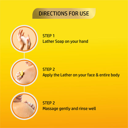 Fascia Moisturizing Soap | Pure & Gentle for All Skin Types | 98% Pure Glycerin & Natural Oils, Shea Butter, Kukum Butter, Almond Oil & Jojoba Oil | Paraben-Free, Cruelty-Free I Pack of 1 (4PCS) I 100g Each