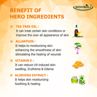 Fascia Orange Soap | Pure & Gentle for All Skin Types | 98% Pure Glycerin & Natural Oils, Tea Tree Oil, Allantoin, Vitamin E & Aloe Vera Extract | Paraben-Free, Cruelty-Free, 100% Vegan, Cosmetic Approved | Pack of 1 + Get 4+2 Free