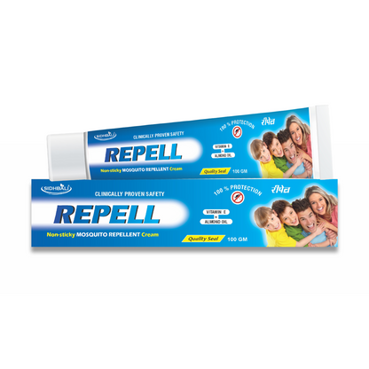 Repell Mosquito Repellent Cream | 100g | Long-Lasting Protection | N, N-Diethyl Benzamide | Safe for Kids & Adults | Effective Against Mosquitoes, Flies & Insects I Pack of 1