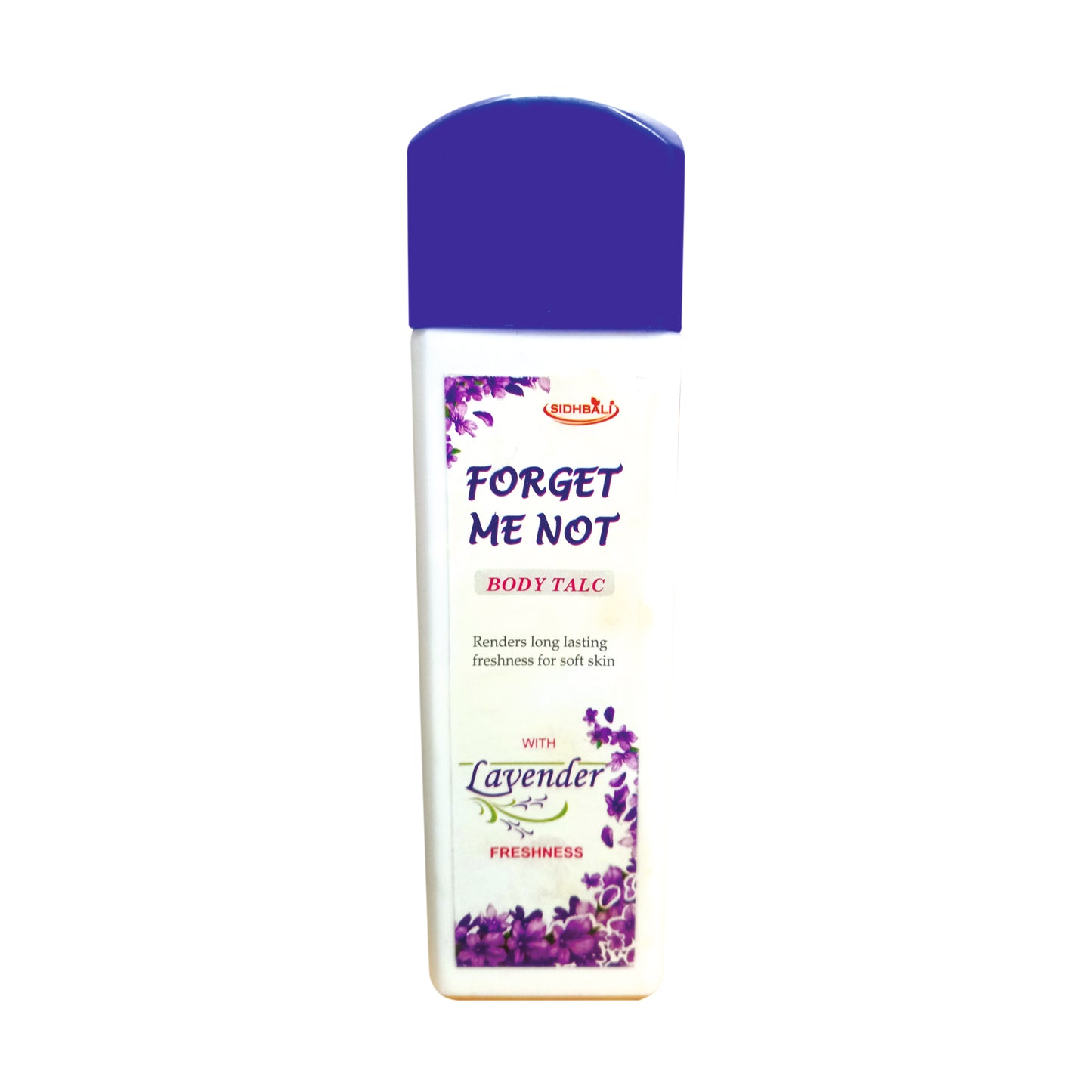 Forget Me Not Lavender Body Talc | Long-Lasting Freshness & Odor Control | Soft & Comfortable Skin | Paraben-Free, Cruelty-Free & 100% Vegan | 100g I Pack of 1
