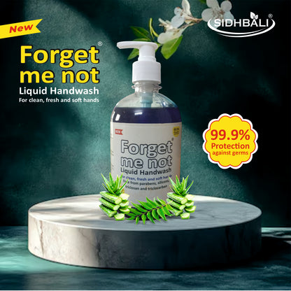 Forget Me Not Musk & Lemon Liquid Handwash | For Clean, Fresh & Soft Hands | No Synthetic Colors, Triclosan, Triclocarban, Paraben & Sulphate | 500ML Each (Pack of 2) | Gentle & Refreshing