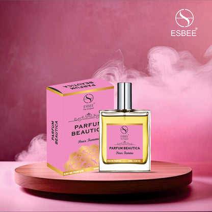 Esbee Air Frais & Beautica I Luxury Perfume For Womens | 10 Hours Long Lasting Eau De Perfume 100ml & 50ML I Pack of 2