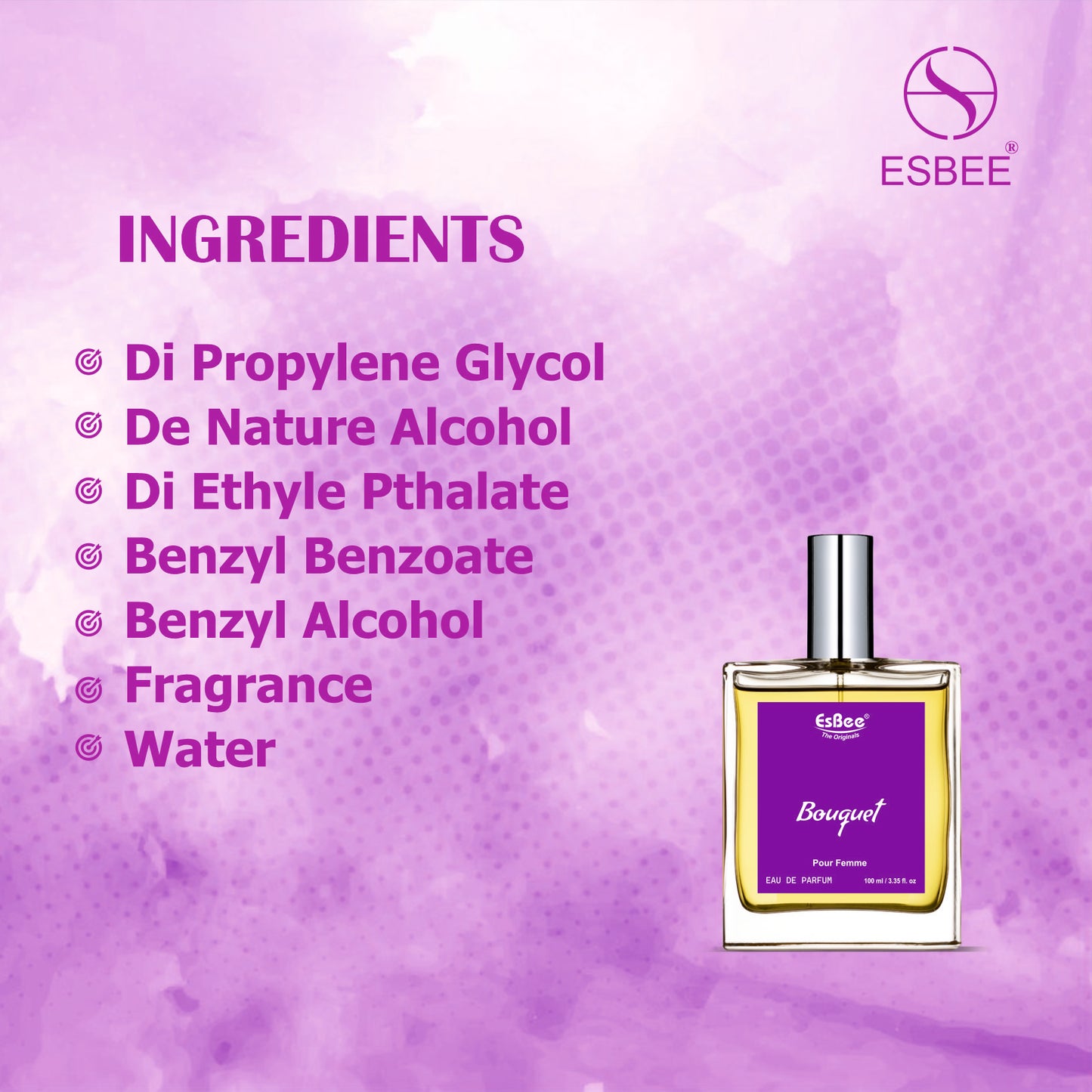 Esbee Exotique & Bouquet I Luxury Perfume For Women's | 10 Hours Long Lasting Eau De Perfume 100ml Each I Pack of 2