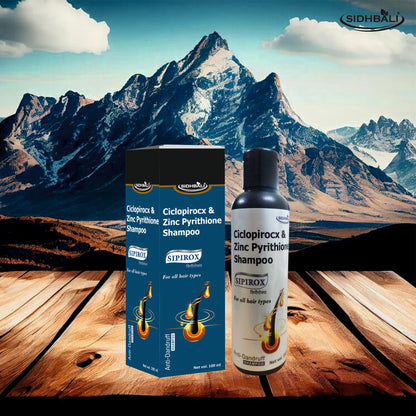 Anti-Dandruff Shampoo with Ciclopirox & Zinc Pyrithione | 100ml | Pack of 1 | Daily Use | Fights Dandruff, Itching & Flaking | Nourishes Scalp for Healthy, Shiny Hair