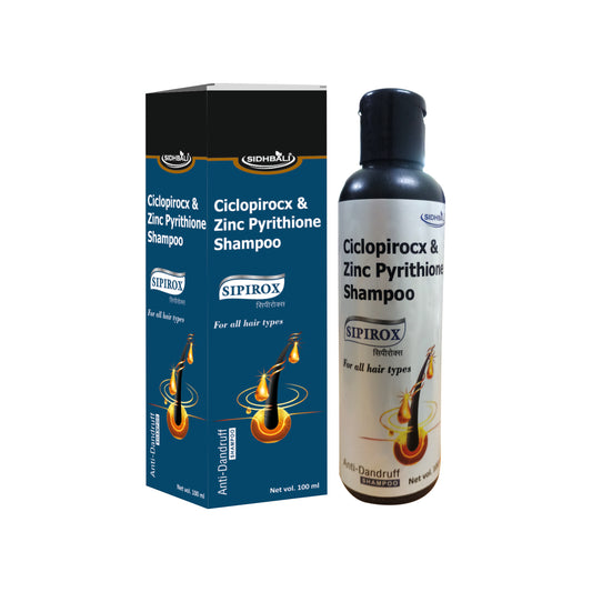 Anti-Dandruff Shampoo with Ciclopirox & Zinc Pyrithione | 100ml | Pack of 1 | Daily Use | Fights Dandruff, Itching & Flaking | Nourishes Scalp for Healthy, Shiny Hair
