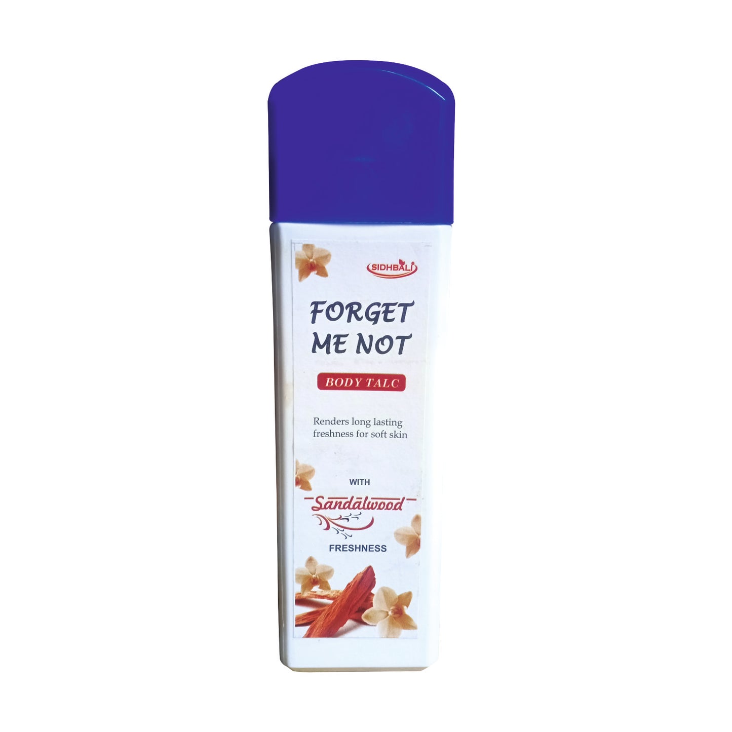 Forget Me Not Lavender & Sandalwood Body Talc | Long-Lasting Freshness & Odor Control | Soft & Comfortable Skin | Paraben-Free, Cruelty-Free & 100% Vegan | 100g I Pack of 2