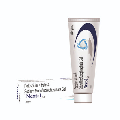 Sidhbali Next-1 Gel Potassium Nitrate & Sodium Monofluorophosphate Gel Fights Tooth Decay Toothpaste (50 g, Pack of 1)
