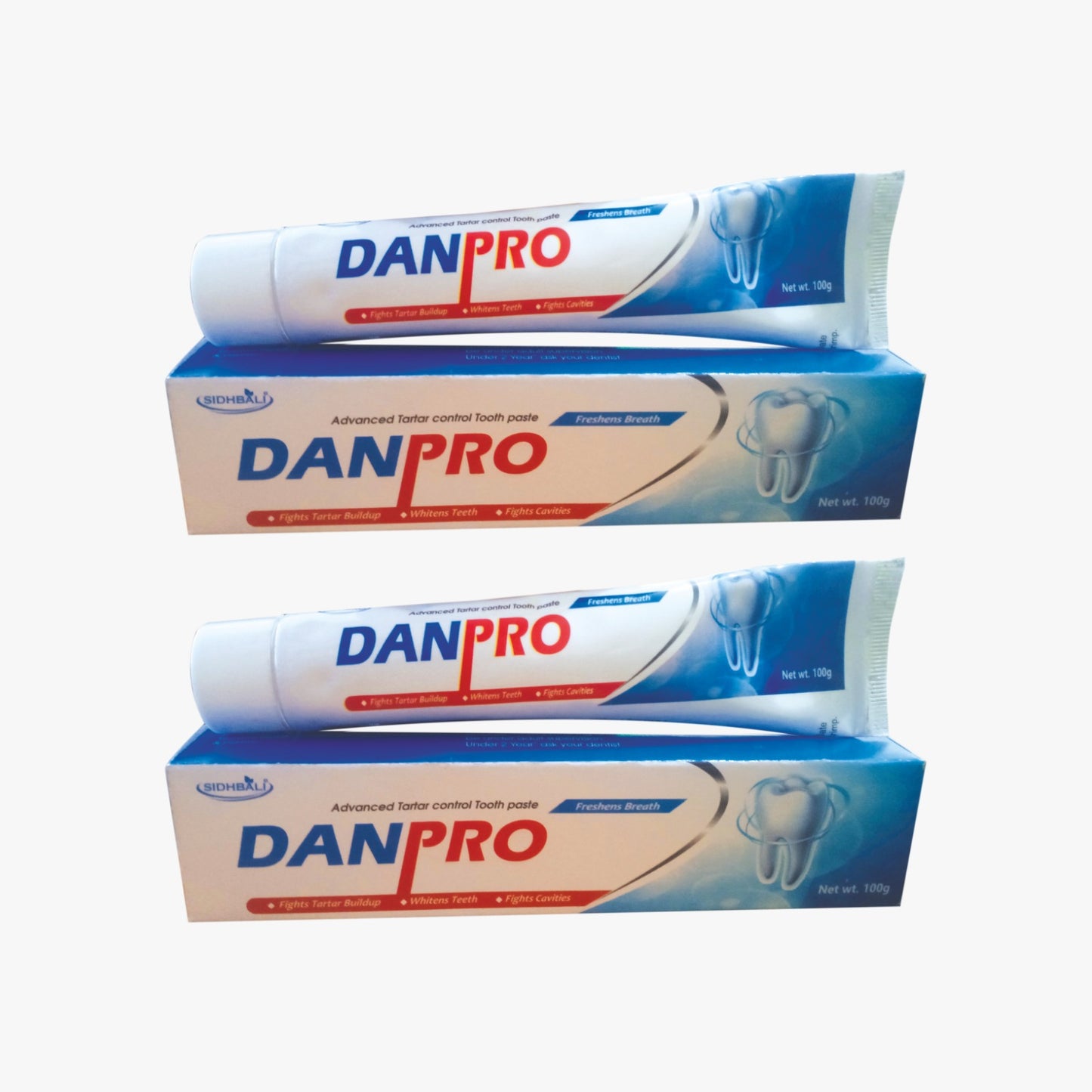 Danrpo Toothpaste – Advanced Oral Care for Adults & Children (2+ Years) | Whitens Teeth | Fights Cavities & Tartar | 3X Impact Formula (Pack of 2)