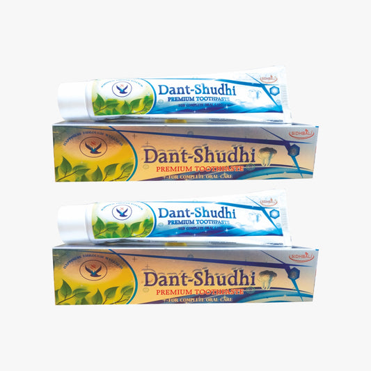 Sidhbali Dant Shuddhi Complete Oral Care Anti-Fungal Formula 100% Natural Ingredient Toothpaste (100 g, Pack of 2)