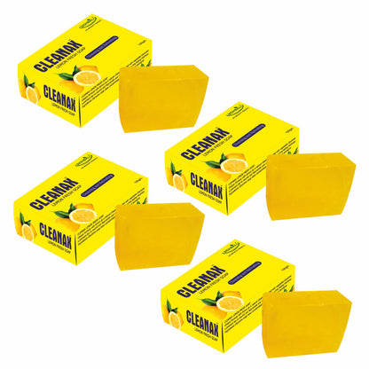 Sidhbali Cleanax Lemon Soap I 4 X 400 Gram I oil Control & Nourishing Skin I Suitable For All Skin Type I Pack of 4