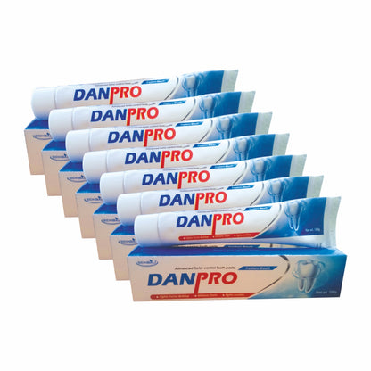 Danrpo Toothpaste – Advanced Oral Care for Adults & Children (2+ Years) | Whitens Teeth | Fights Cavities & Tartar | 3X Impact Formula (Pack of 7)