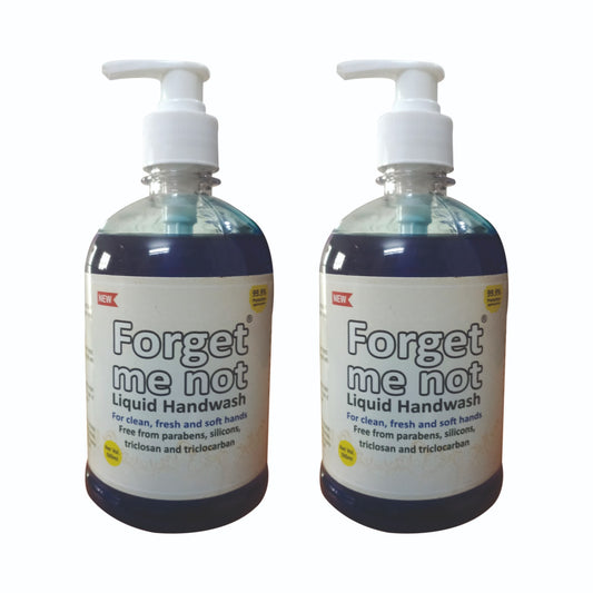 Forget Me Not Liquid Musk Magic Handwash | No Synthetic Colors, Triclosan, Triclocarban, Paraben & Sulphate | 500ML Each (Pack of 2) | Gentle & Refreshing Clean