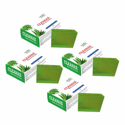 Sidhbali Cleanax Neem Aloe Vera I 4 X 400 Gram I oil Control & Nourishing Skin I Suitable For All Skin Type I Pack of 4